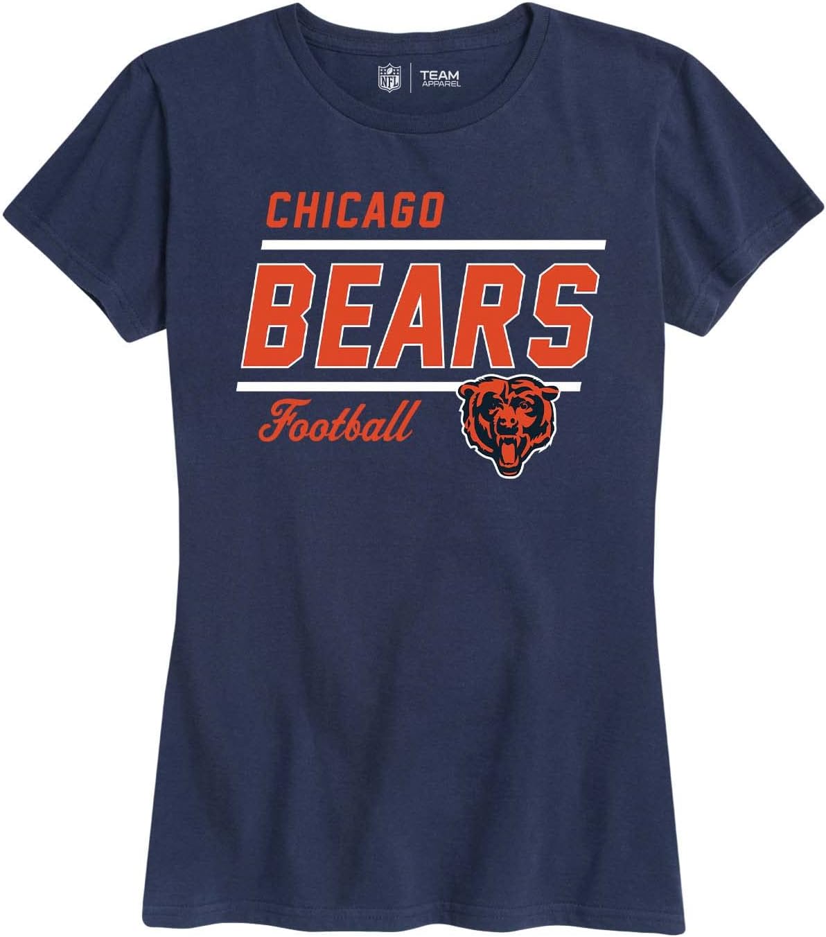 Women’s NFL Gameday Relaxed Fit Short Sleeve T-Shirt – Tagless, Ribbed Neck, Breathable & Stylish