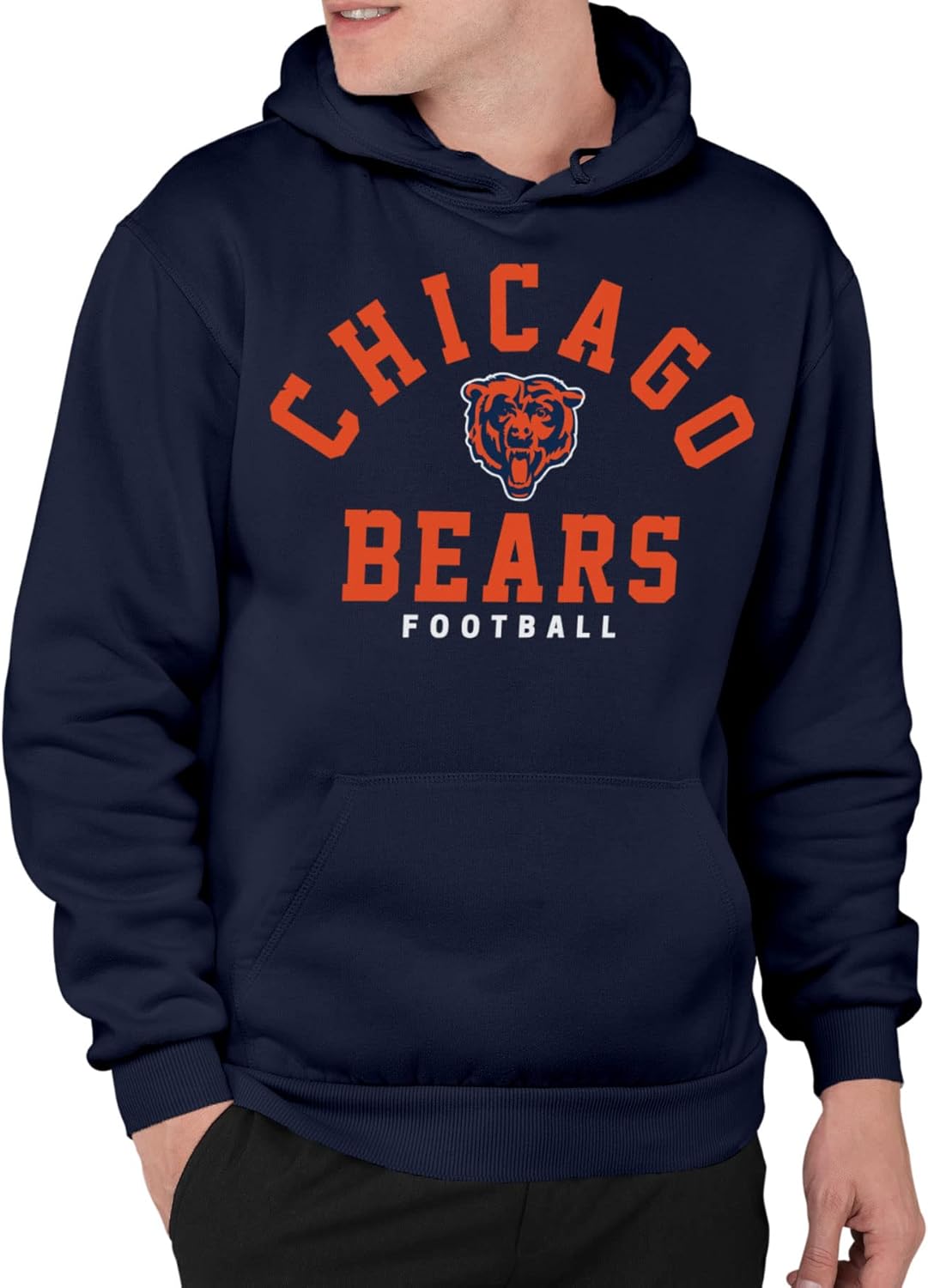 Chicago Bears NFL Classic Logo Unisex Hoodie – Officially Licensed Adult Pullover Sweatshirt for Men & Women