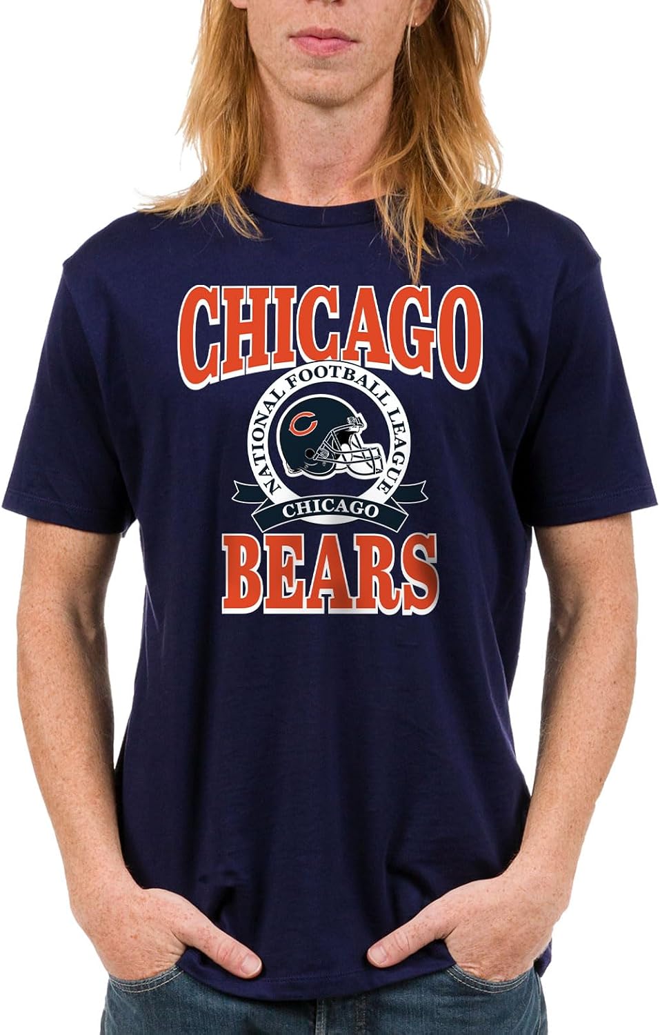 Official Chicago Bears NFL Women’s Short Sleeve T-Shirt – Licensed Adult Fan Gear
