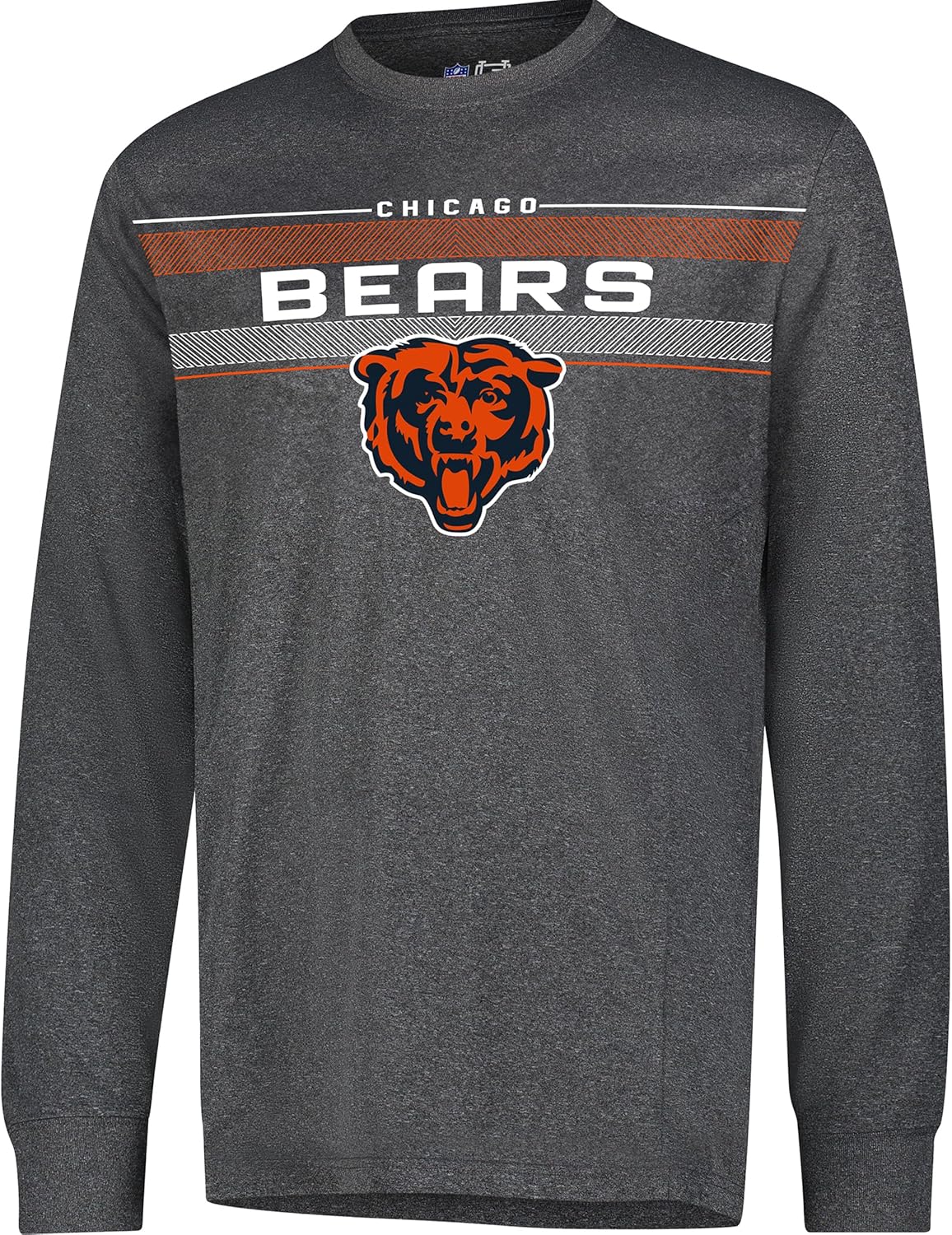 Chicago Bears NFL Official Ultra Soft Game Day Long Sleeve T-Shirt for Men