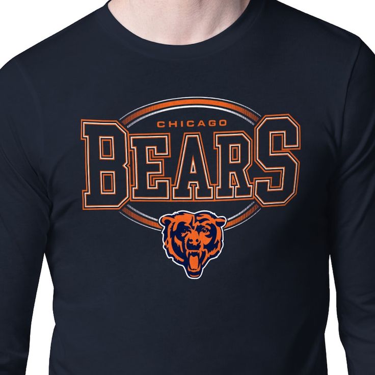 Chicago Bears Men’s Graphic Long Sleeve Team T-Shirt by Starter