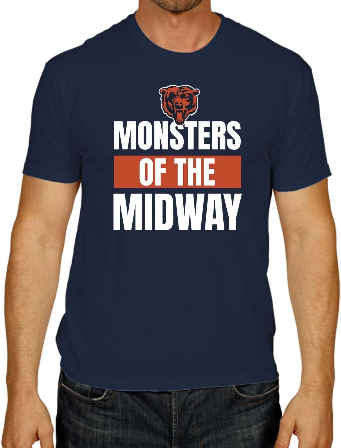 Chicago Bears Monsters Of The Midway Unisex T-Shirt – Tagless, Ultimate Comfort & Team Pride