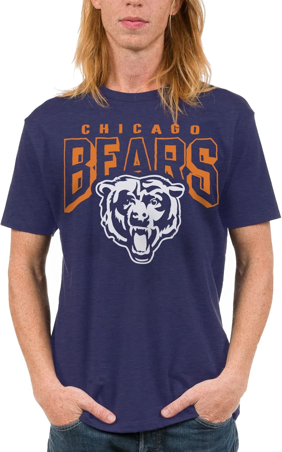 Chicago Bears NFL Team Logo Unisex Short Sleeve T-Shirt for Men & Women Fans
