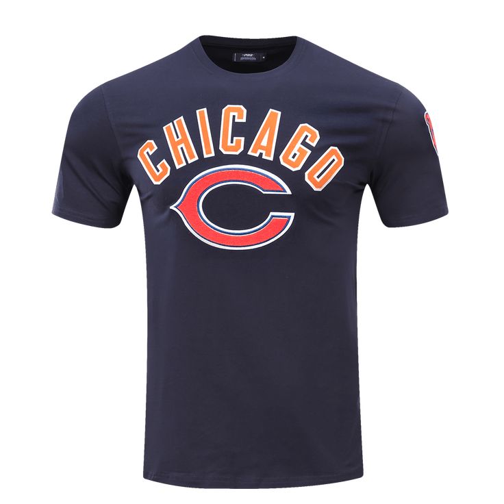 NFL Chicago Bears Classic Bristle Men’s Graphic T-Shirt – Official Team Apparel