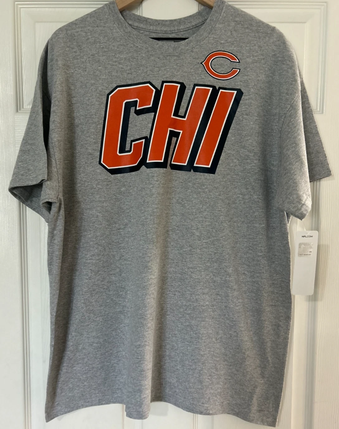 Official Chicago Bears NFL Team Grey T-Shirt for Men – New Arrival